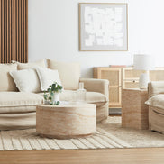 Elena Marble Look Coffee Table