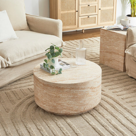 Elena Marble Look Coffee Table