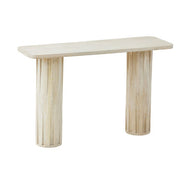 Spencer Wood Console White Wash
