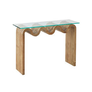 Aveley Wood/Glass Console