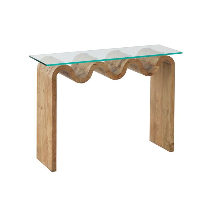 Aveley Wood/Glass Console