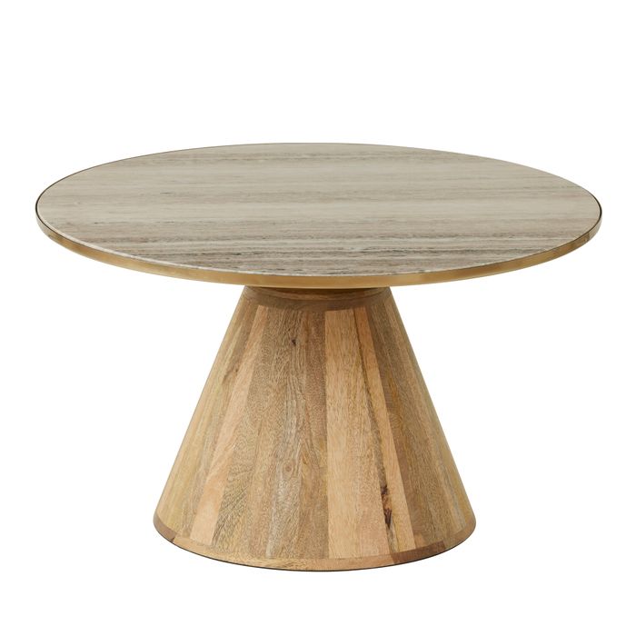 Genoa Marble/Wood Coffee Table