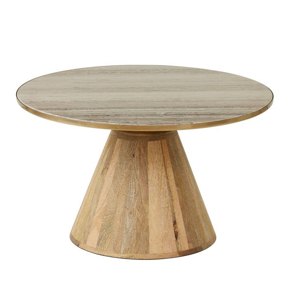 Genoa Marble/Wood Coffee Table
