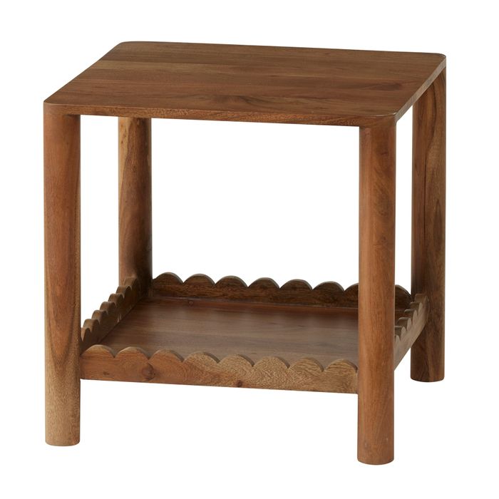 Boletto Wood Side Table 51x51cm