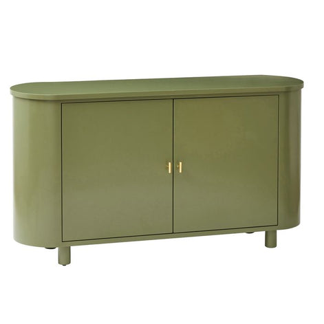 Oslo Wood Sideboard 150x38x81cm Olive