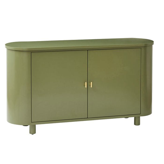 Oslo Wood Sideboard 150x38x81cm Olive
