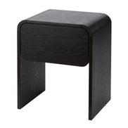 Oslo Bedroom Side Table Black