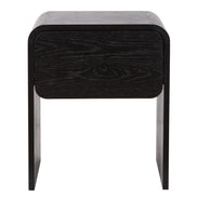 Oslo Bedroom Side Table Black