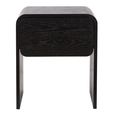 Oslo Bedroom Side Table Black