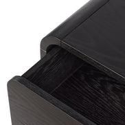 Oslo Bedroom Side Table Black