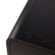 Oslo Bedroom Side Table Black