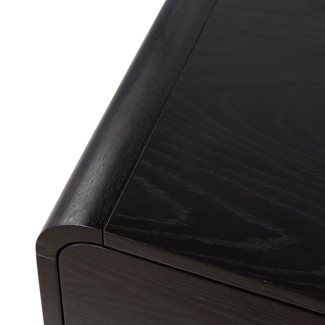 Oslo Bedroom Side Table Black