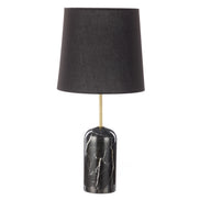 Amalfi Missouri Marble Table Lamp Black & Gold