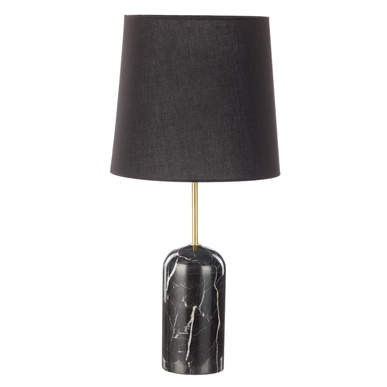 Amalfi Missouri Marble Table Lamp Black & Gold