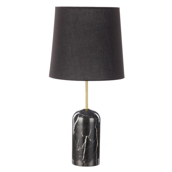 Amalfi Missouri Marble Table Lamp Black & Gold