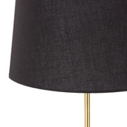 Amalfi Missouri Marble Table Lamp Black & Gold