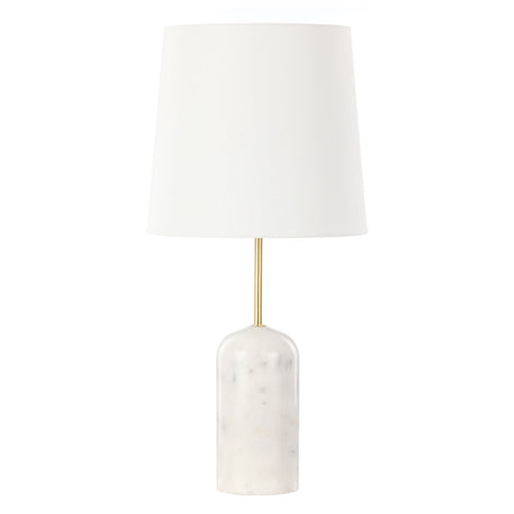 Amalfi Missouri Marble Table Lamp White & Gold