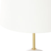 Amalfi Missouri Marble Table Lamp White & Gold