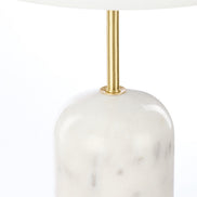 Amalfi Missouri Marble Table Lamp White & Gold