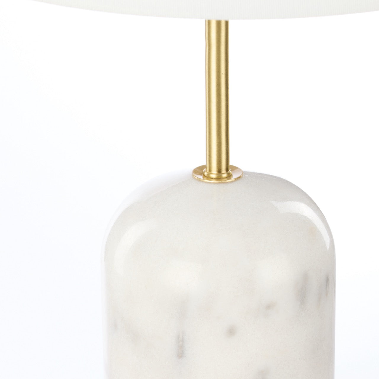 Amalfi Missouri Marble Table Lamp White & Gold