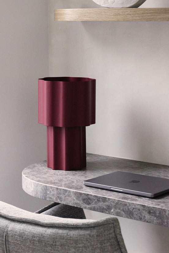 Amalfi Ronnie Table Lamp Plum