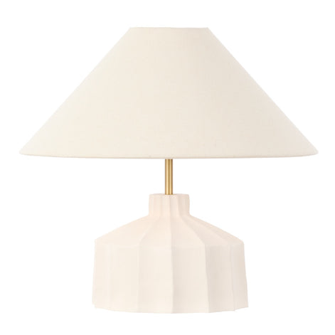 Amalfi Lutton Table Lamp Taupe & Natural