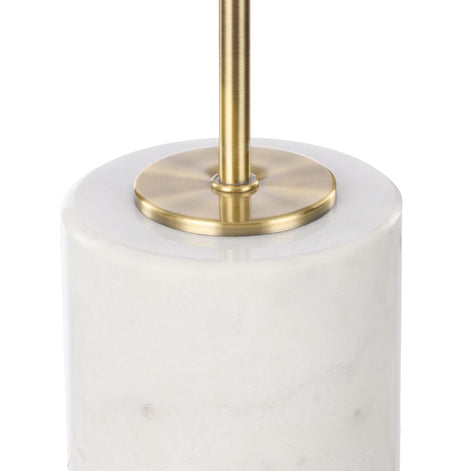 Amalfi Tillie Table Lamp White & Brass