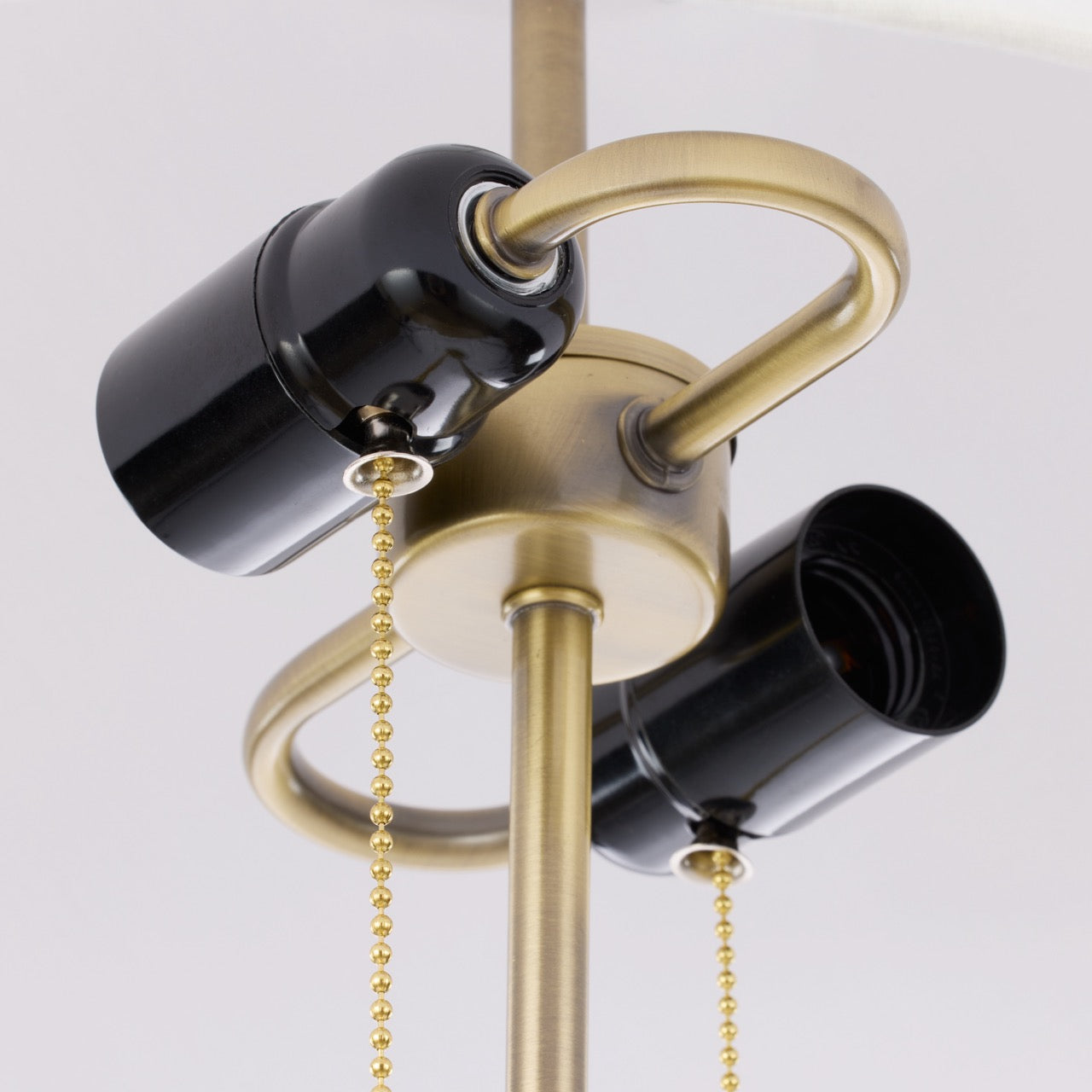 Amalfi Tillie Table Lamp White & Brass