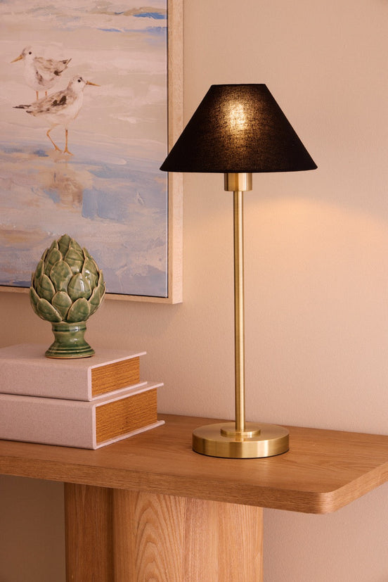 Society Home Bradford Table Lamp Brass & Black