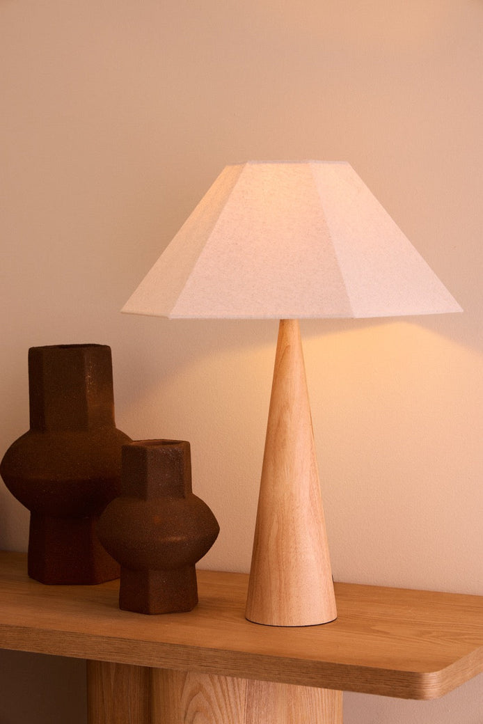 Grand Designs Flint Table Lamp Brown