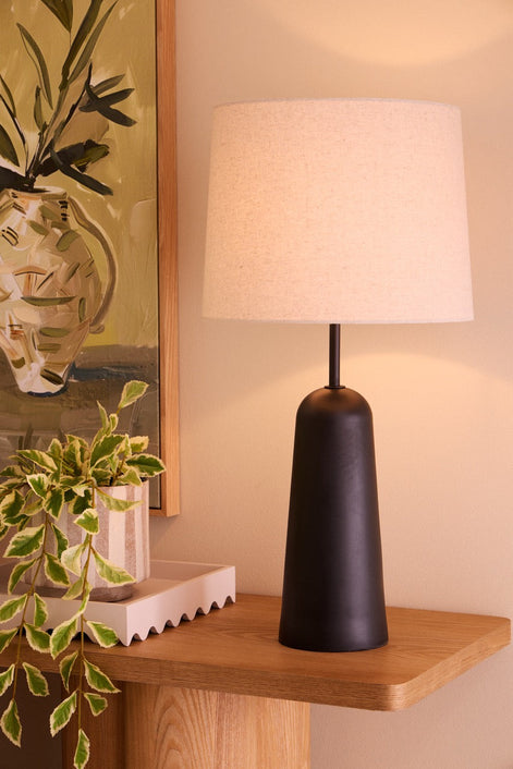 Amalfi Rylan Table Lamp Black