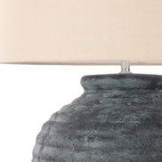 Amalfi Hanford Table Lamp Charcoal & Taupe