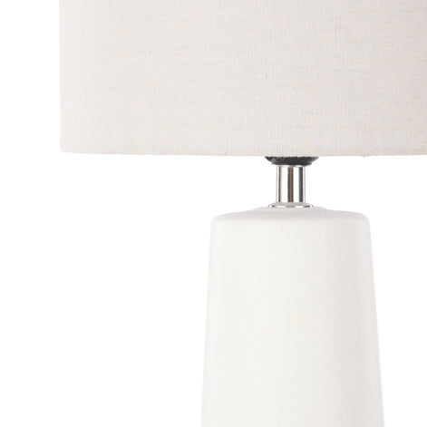 Amalfi Kent Table Lamp White & Grey