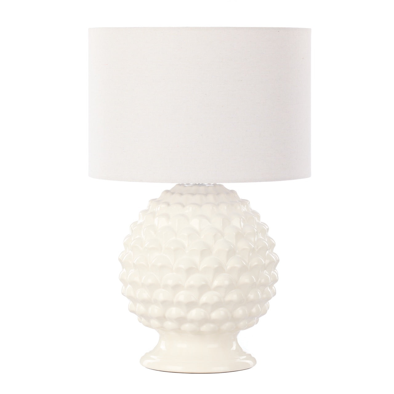 Society Home Macy Table Lamp White & Natural