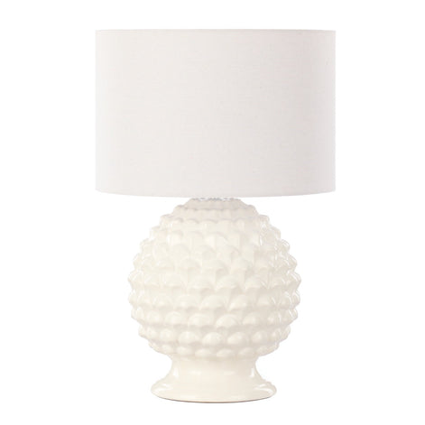 Society Home Macy Table Lamp White & Natural