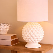 Society Home Macy Table Lamp White & Natural
