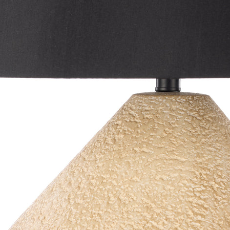 Grand Designs Wynn Table Lamp Natural & Black