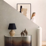 Grand Designs Wynn Table Lamp Natural & Black