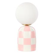 Emporium Archie Table Lamp Pink & White