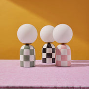 Emporium Archie Table Lamp Green & White