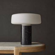 Grand Designs Chet Table Lamp Black & White