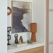 Amalfi Rowen Boucle Table Lamp Rust