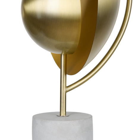 Grand Designs Owen Table Lamp Antique Brass & Cement