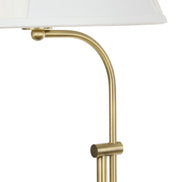 Society Home Reiss Table Lamp Antique Brass & White