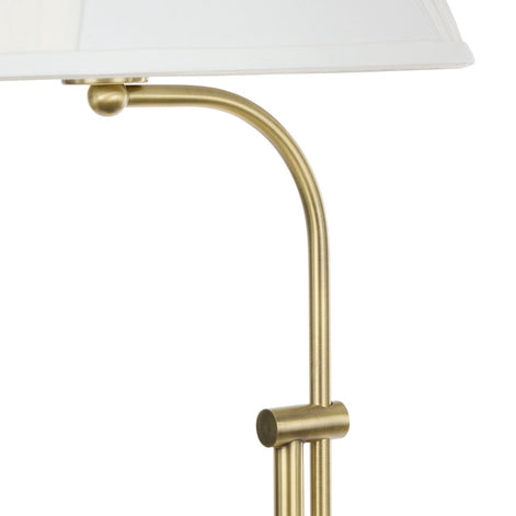 Society Home Reiss Table Lamp Antique Brass & White