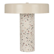 Amalfi Dario Terrazzo Table Lamp Multi-Coloured & White