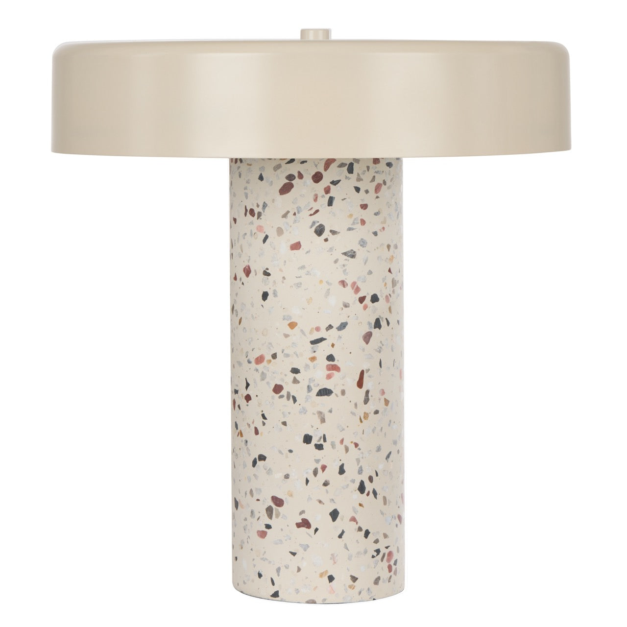 Amalfi Dario Terrazzo Table Lamp Multi-Coloured & White
