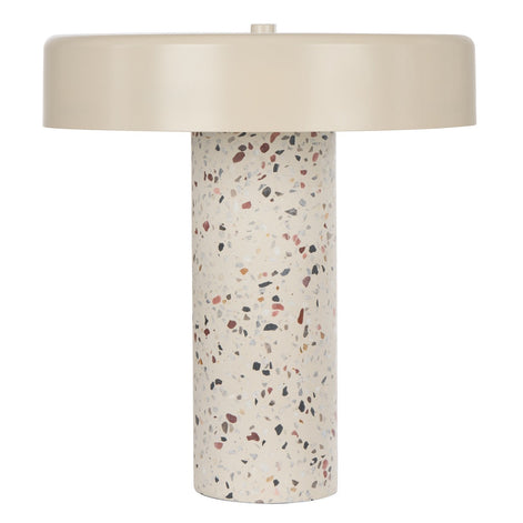 Amalfi Dario Terrazzo Table Lamp Multi-Coloured & White