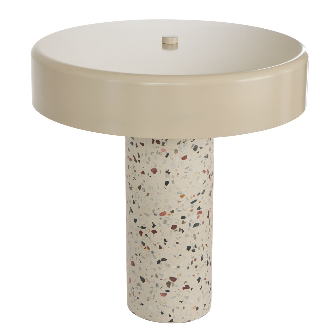 Amalfi Dario Terrazzo Table Lamp Multi-Coloured & White