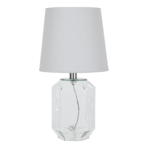 Society Home Daire Table Lamp White & Glass